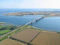 Fehmarnsundbrücke über die Ostsee