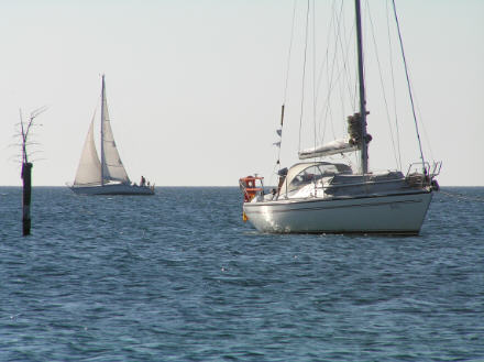 Segelboote in der Ostsee