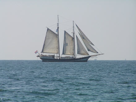 Segelboot auf der Ostsee