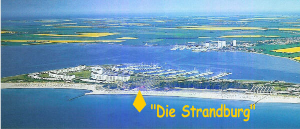 Die Strandburg am S&uuml;dstrand, Fehmarn, Ostsee